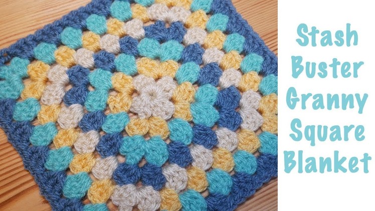 Blossom Crochet: The Super Stash Busting Granny Square Blanket!