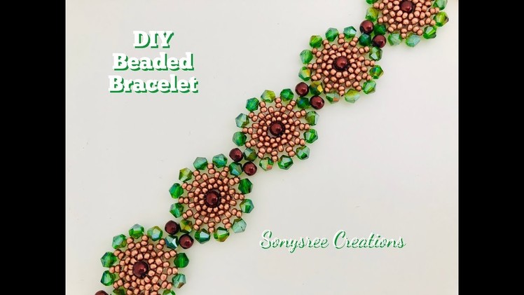 Bright Sun ???? Beaded Bracelet || DIY Beaded Bracelet || How to make Beaded Bracelet
