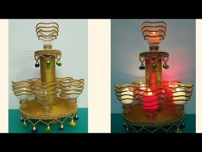 DIY candle holder || Plastic bottle craft || Best out of waste