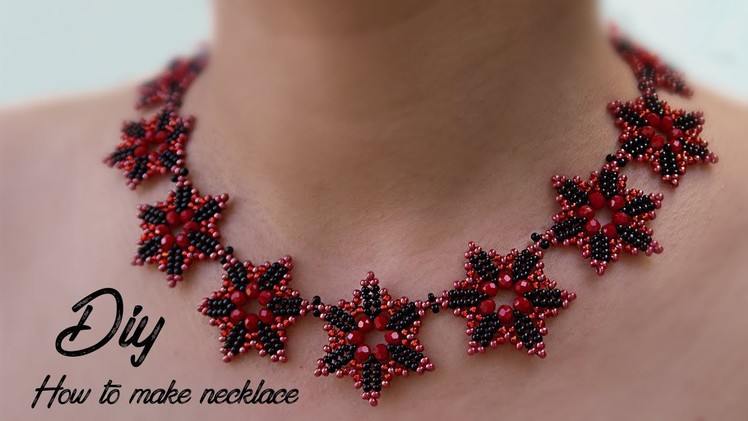 (DIY) HOW TO MAKE NECKLACE  | NECKLACE TUTORIAL
