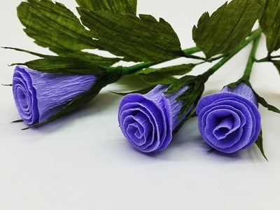 DIY Paper Rose | How to Make Crepe Paper Flowers Easy Way