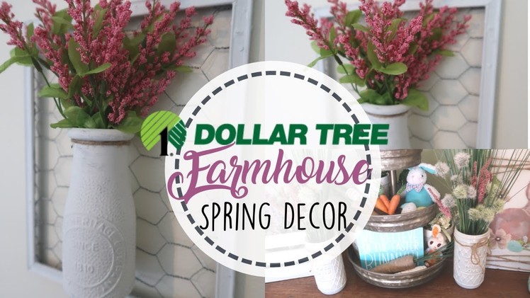 DOLLAR TREE SPRING FLORAL DIYS | DIY HOME DECOR | DIY SPRING DECOR