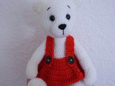 Easy and quick bear dresses crochet tutorial