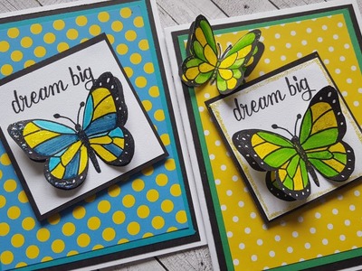 Easy Butterfly Card | Mindless Crafting
