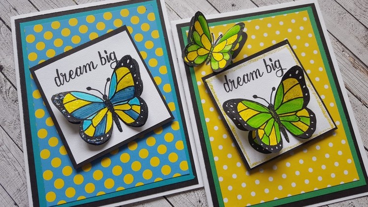 Easy Butterfly Card | Mindless Crafting