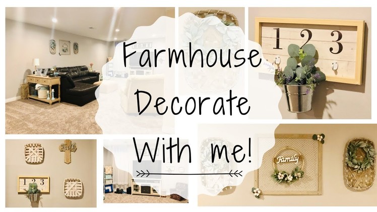 ✨FARMHOUSE DECORATE WITH ME | FARMHOUSE DECORATING IDEAS | FARMHOUSE DECOR | FARMHOUSE STYLE✨