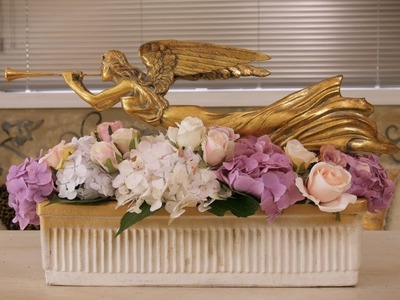 Floristry Design Tutorial: Golden Angel Table Flowers