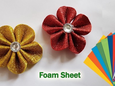 Foam sheet flowers || Flowers with foam sheet