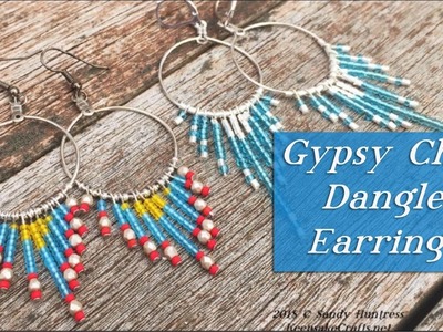 Gypsy Chic Dangle Earrings-Beaded Jewelry Tutorial