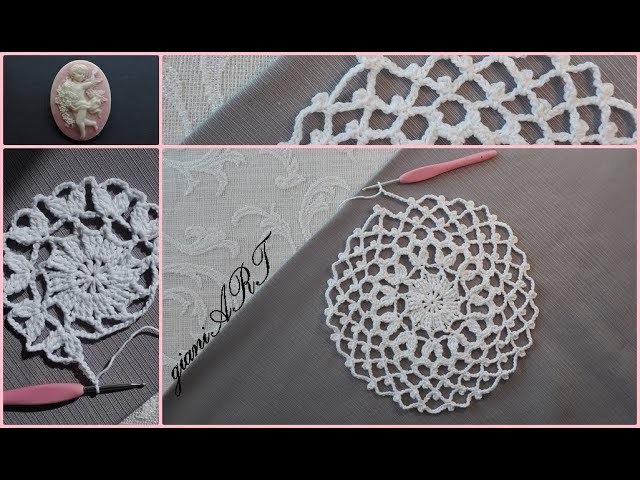 How to Crochet a Dream Catcher Doily very easy pattern