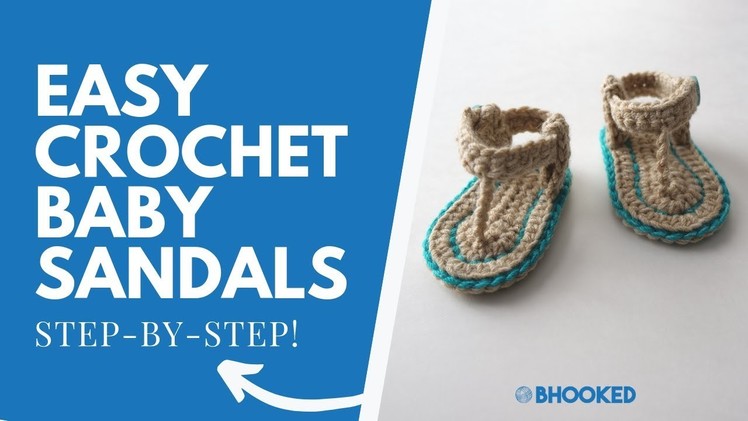 How to Crochet Baby Sandals | Free Crochet Pattern!