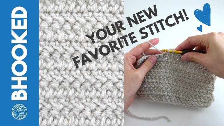 How to Crochet the Herringbone Double Crochet