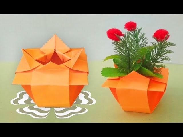 How to make chinese flower vase