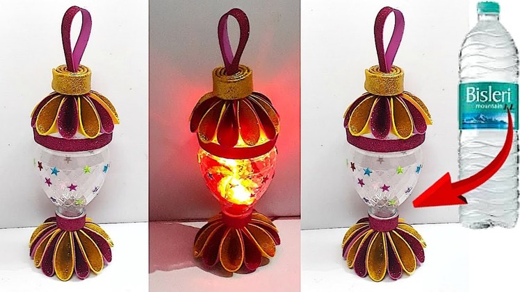 How to make Lantern.Tealight Holder from Waste plastic bottle | DIY Home Decorations Idea