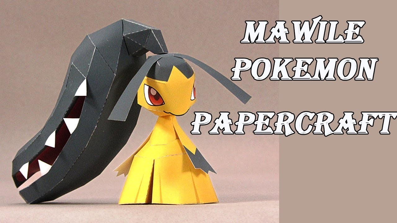 Mawile Pokemon Papercraft Kucheat Mega Pokemon