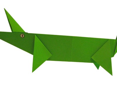 Origami Crocodile Tutorial