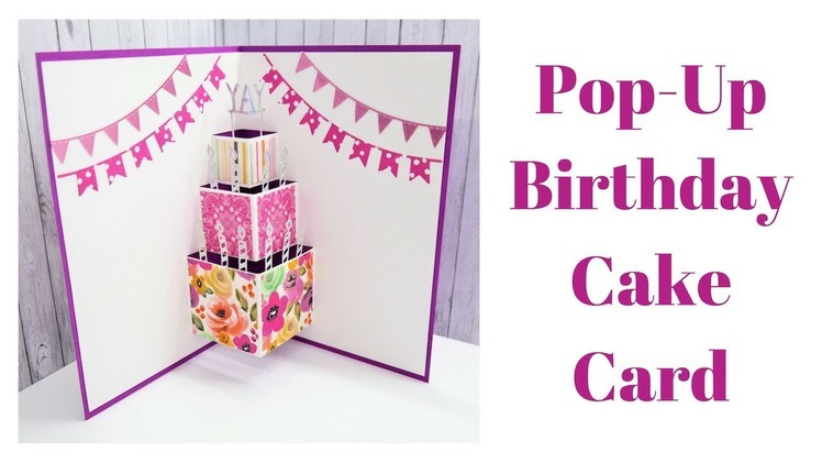 Pop Up Birthday Cake Card