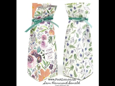 Stampin' Up! Frosted Florals Bag Tutorial