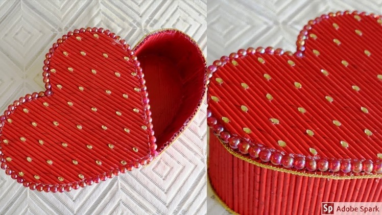 Valentine Heart Shaped Gift Box  | valentines day gift ideas | papercraft ideas | parul pawar