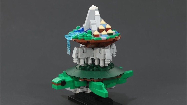 World Turtle Kinetic LEGO Sculpture