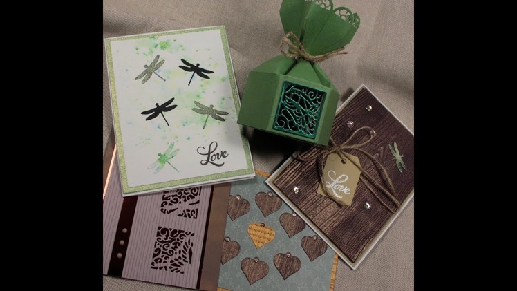 4 Cards, 1 Gift Box!  Tonic Kit 20 - Woodland Walk