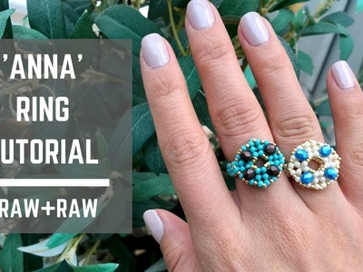 Anna ring tutorial | CRAW + RAW