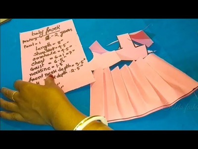 Baby frock drafting and cutting.basic tailoring classes part-3