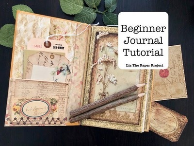 Beginner Junk Journal Tutorial - Easy DIY - Part 1