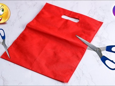 Best use of waste Carry bag | reuse plastic bag | Room decor 2019 | Artkala