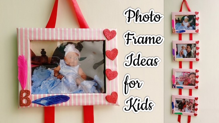 Cardboard Photo Frame.Photo Frame Ideas for Kids.How to make Photo Frame at home.Photo Frame Making