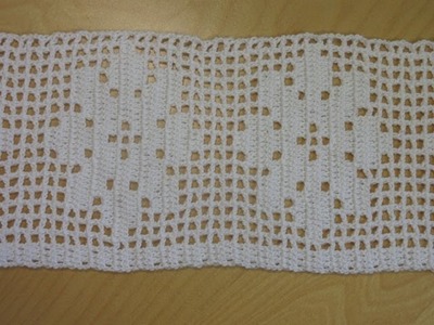 Crochet blusa filet en combinacion, parte 1