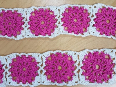 Crochet mini granny squares