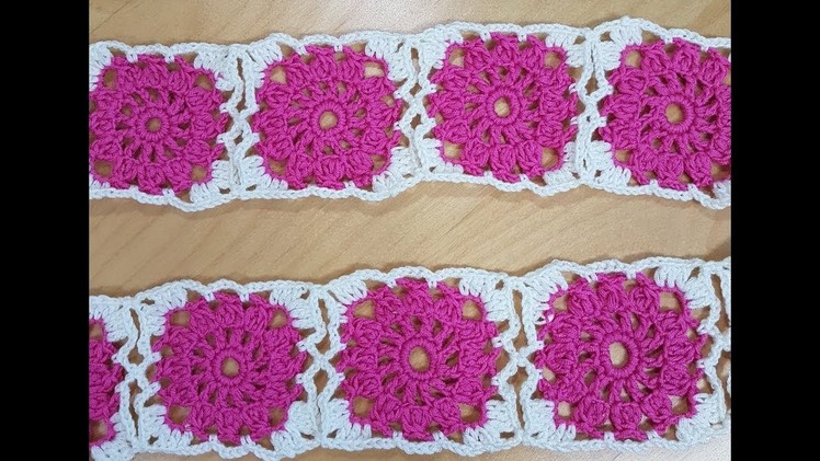 Crochet mini granny squares