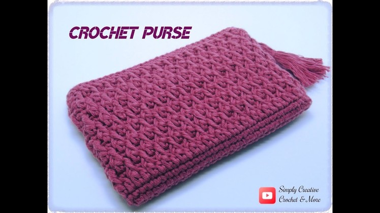 Crochet Purse | Alpine or Bead Stitch