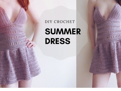 Crochet Summer Skater Dress Tutorial
