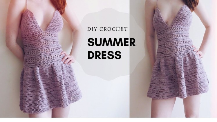 Crochet Summer Skater Dress Tutorial