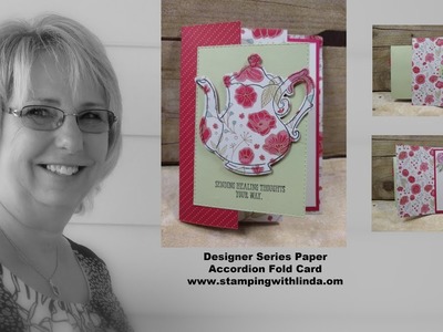 Designer Series Paper Accordion Fold Card