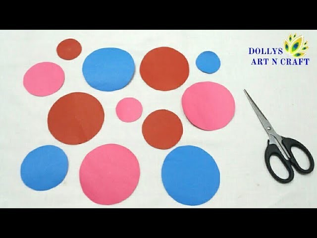 DIY Beautiful Flower with Paper | Aster Flower with Paper | Flower making with Coloured Paper |