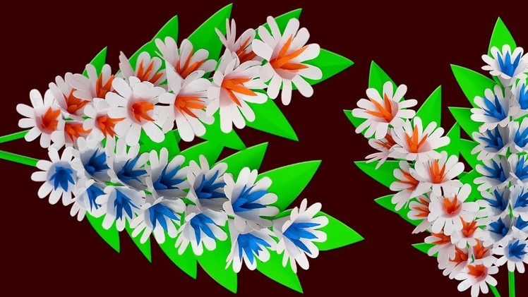 Diy Flower Stick | Handcraft Paper Stick Flower Making | DIY Beautiful Handcraft with Paper