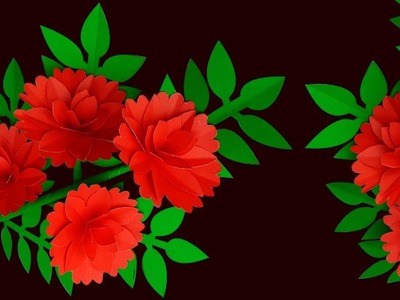 Diy Flower Stick | Paper Flower | How to Make Stick Paper Flower Home Decoration Idea