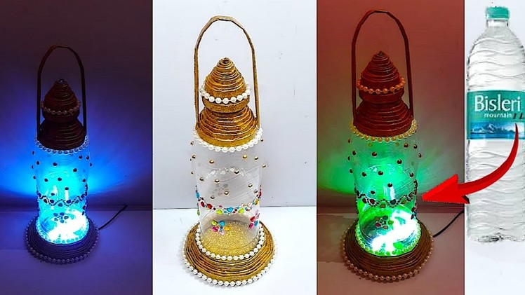 DIY -New Design Lantern.Tealight Holder from Waste plastic bottle | DIY Home Decorations Idea