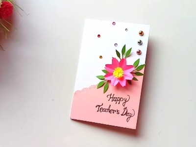 DIY Teacher's Day pop up card idea.how to make Teacher's day card