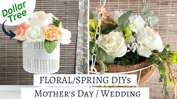 Dollar Tree Spring DIY's - Mother's Day and Wedding DIY's