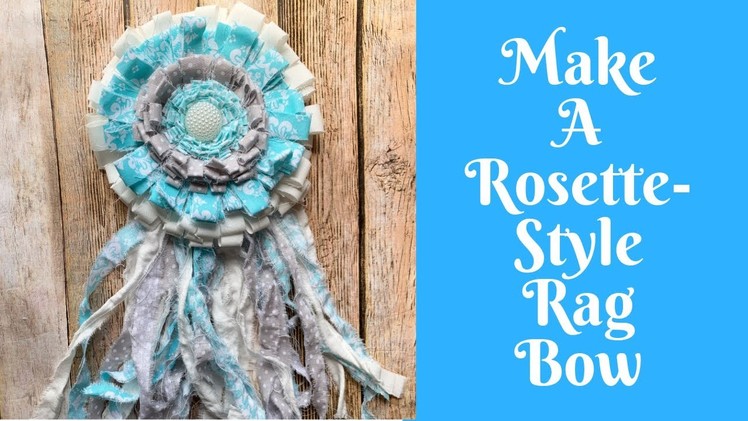 Everyday Crafting: How To Make A Rosette Style Rag Bow