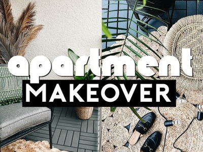 EXTREME APARTMENT MAKEOVER! Small Space Balcony Transformation! Budget & Rental Friendly | Nastazsa