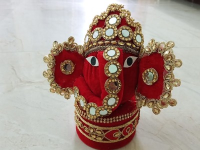 Ganpati Nariyal Decoration For Weddings | नारियल से गणपति कैसे बनाए | CraftLas