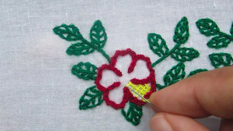 Hand Embroidery, Chadar Embroidery Design, Border Design