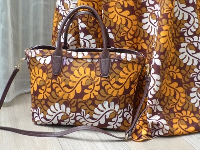 HOW I COVERED THIS BAG WITH ANKARA FABRIC