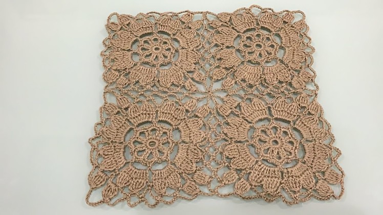HOW TO CROCHET GRANNY SQUARE AND JOIN AS YOU GO (PATTERN 865)