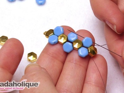 How to Use Cymbal Bead Substitutes and Side Beads in Bead Weaving